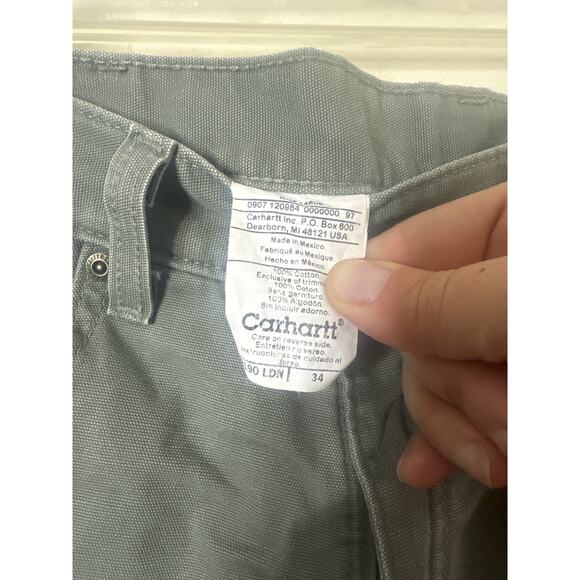 Carhartt Men's Relaxed 10 in. Rigby Dungaree shorts 34 B - Picture 2 of 5